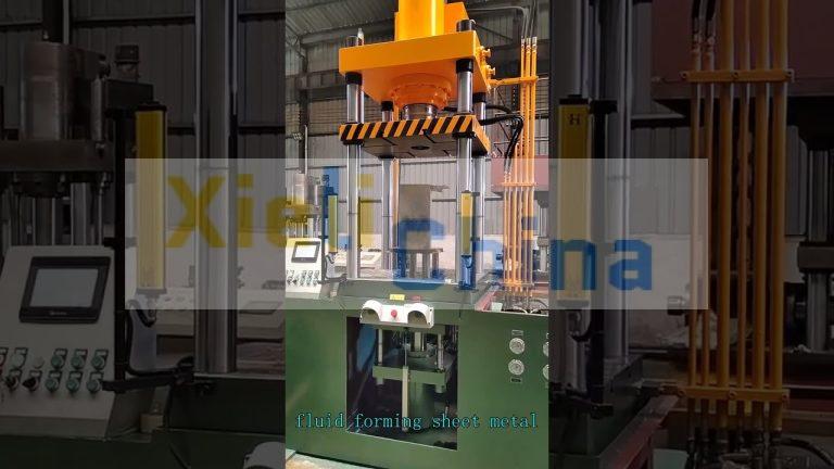 hydraulic press for bulging longitudinal beam tube of automobile auxiliary frame China customize.