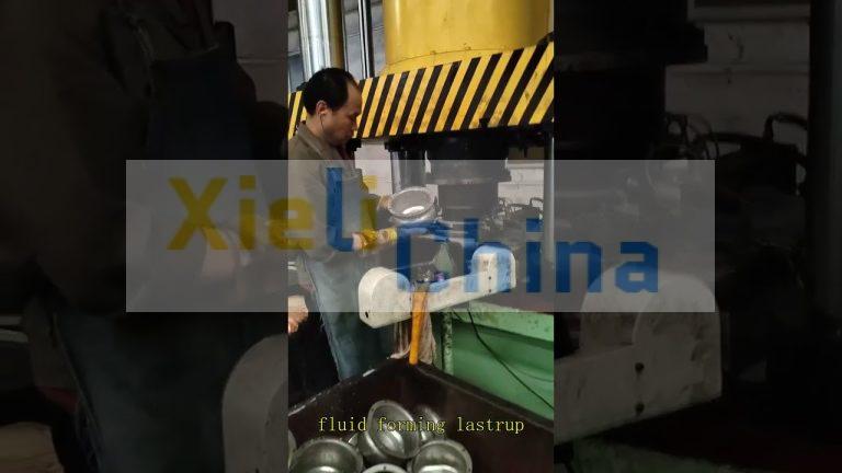 horizontal hydraulic press machine China company,bulge forming machine China customize.