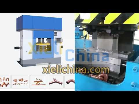 3 Way Tripod Copper Fittings machine China manufacturers,Copper Tripod Tee Making Machine.