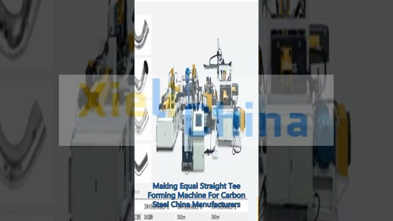 Stainless Steel Tee Automatic hydro forming machinery china manufacturers.